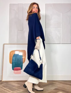 Bolso aros ideal marino