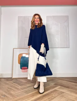 Bolso aros ideal marino