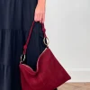 Bolso aros ideal marsala
