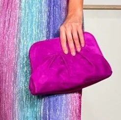 Bolso fruncido ideal buganvilla