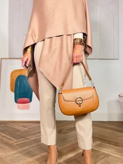 Bolso Nuria Carolina cuero claro