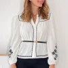Camisa bordada Celine