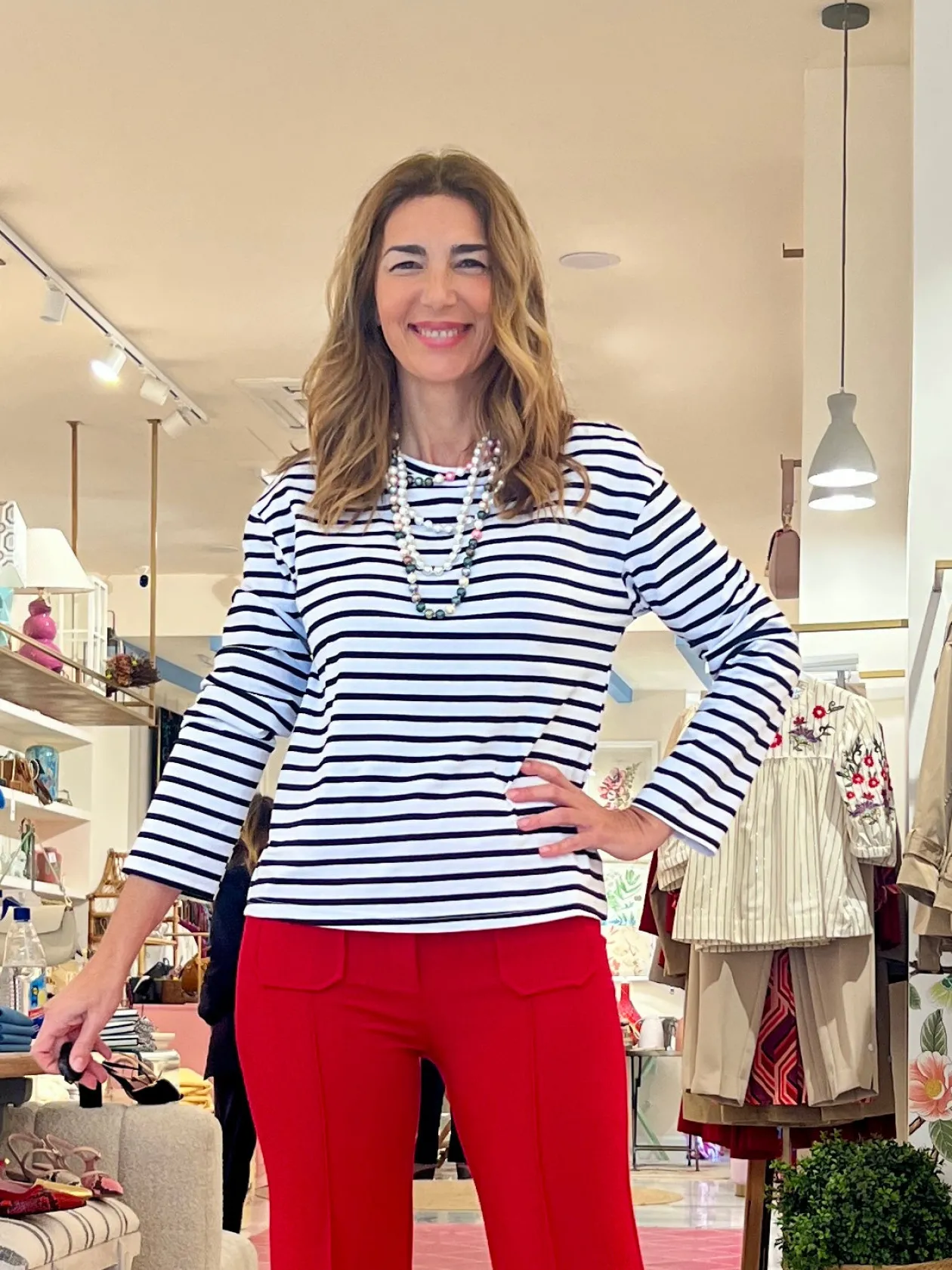 Camiseta Marinera Muy Chic blanca negra