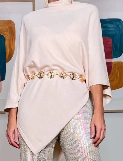 Capa chic deliciosa beige