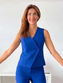 Chaleco Chic azulón