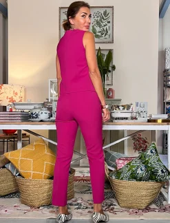 Chaleco chic buganvilla