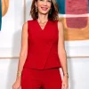 Chaleco Chic rojo