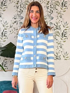 Chaqueta denim lines