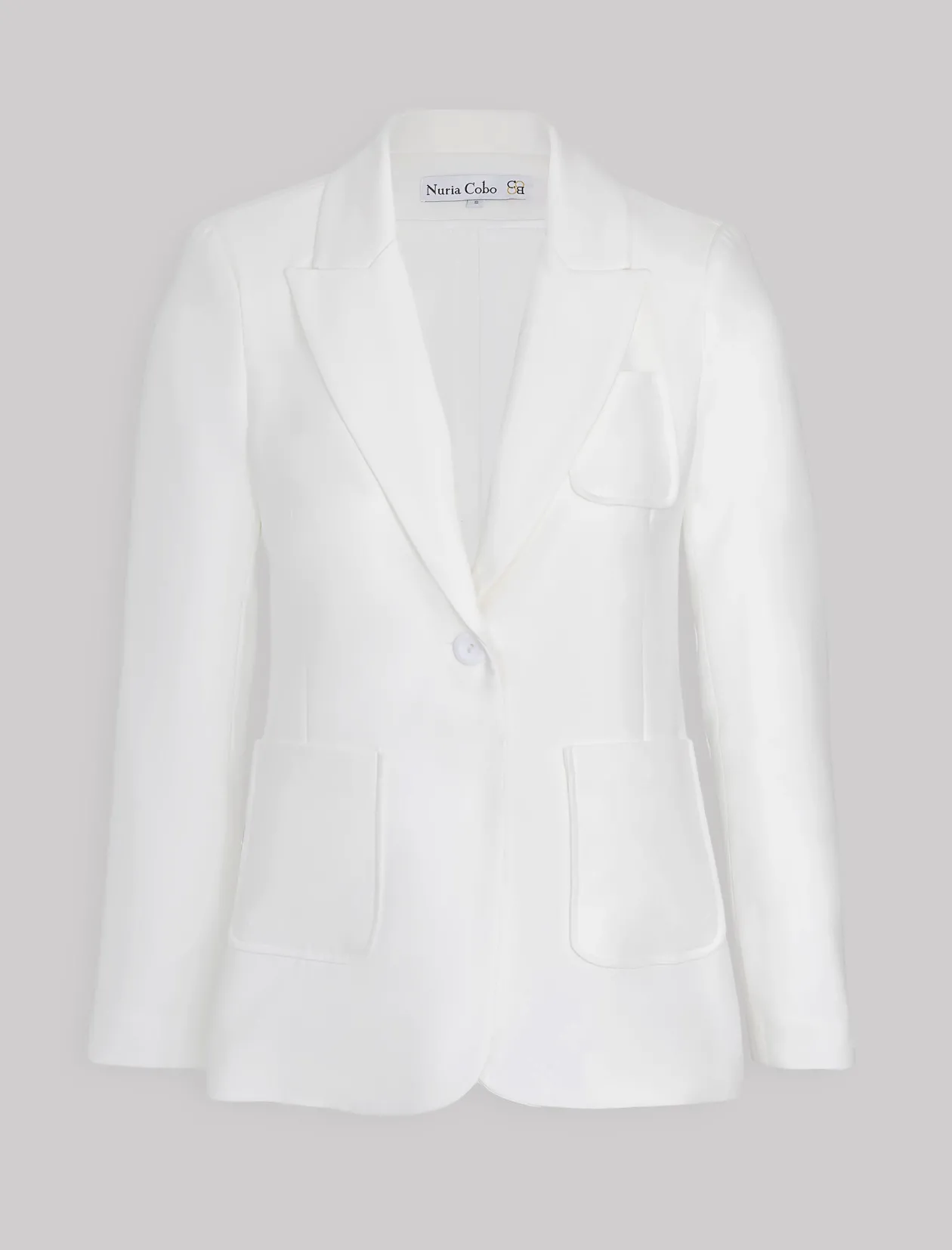 Chaqueta Slim chic blanca