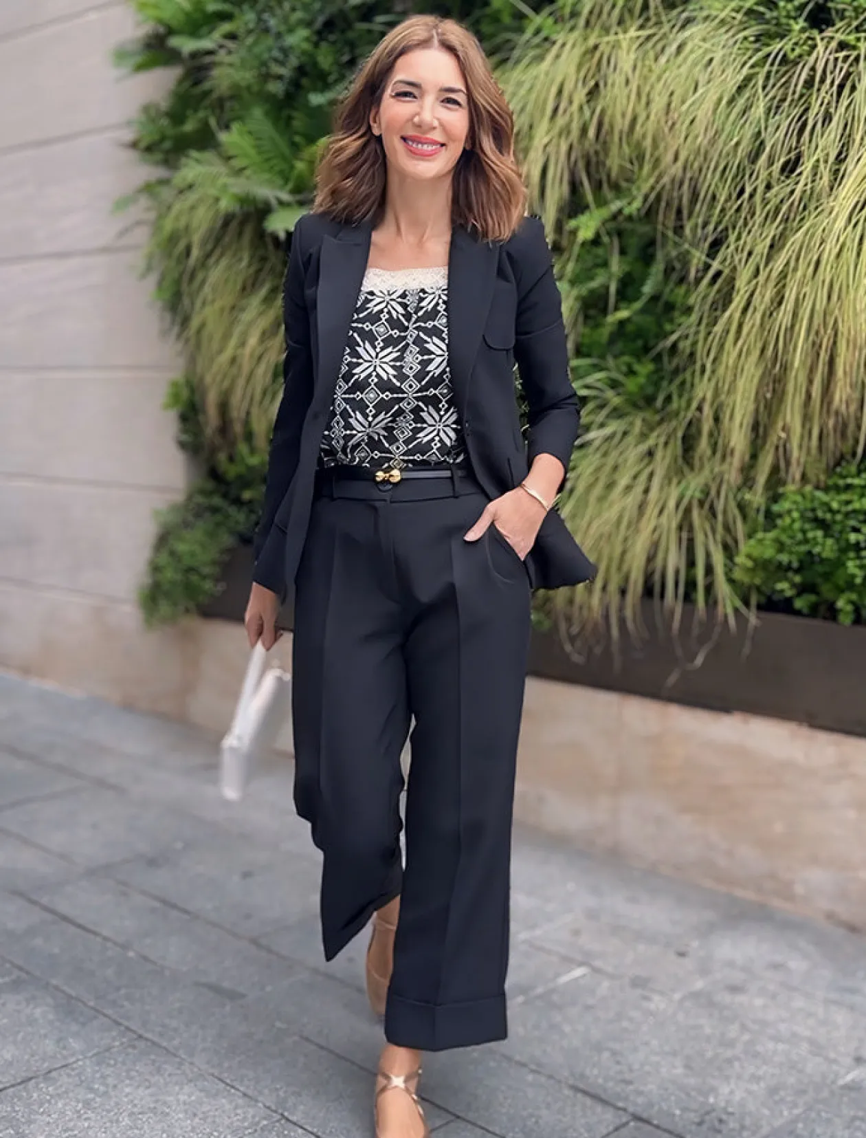 Chaqueta Slim chic negra