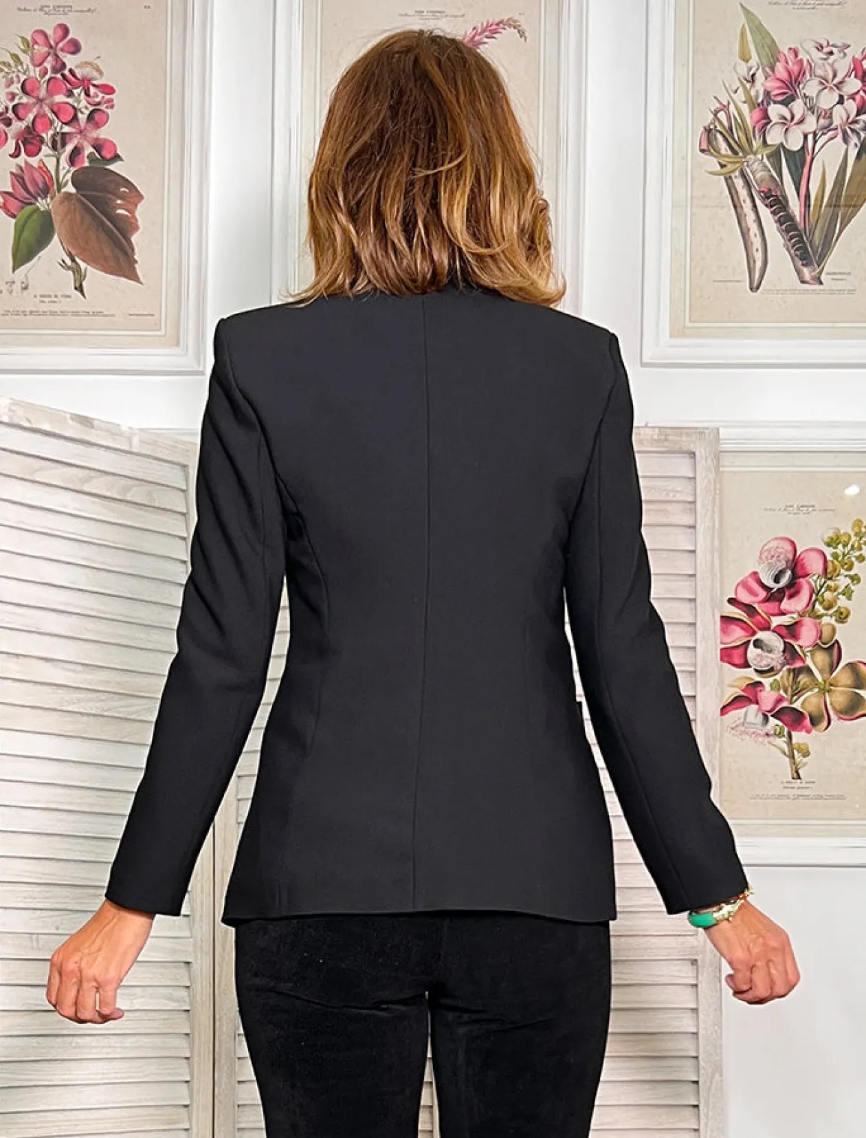 Chaqueta Slim chic negra