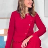Chaqueta Valerie chic marsala