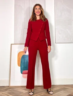 Chaqueta Valerie chic marsala