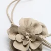 CINTURON FLOR IDEAL BEIG