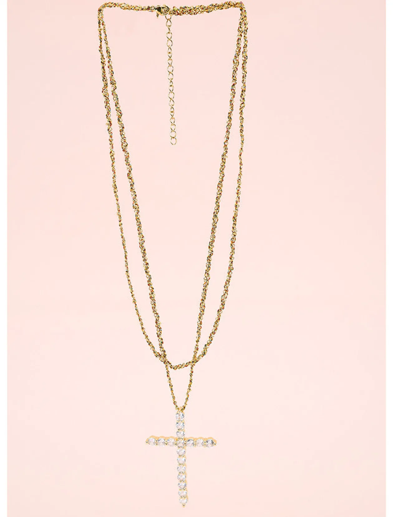 Collar cruz amor