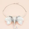 Collar Escultura Elefante Plateado