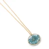 Collar mini chic azul