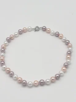 COLLAR PERLAS ROSADAS