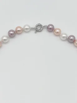 COLLAR PERLAS ROSADAS