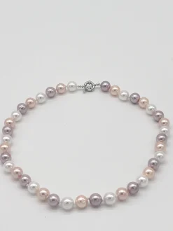 COLLAR PERLAS ROSADAS