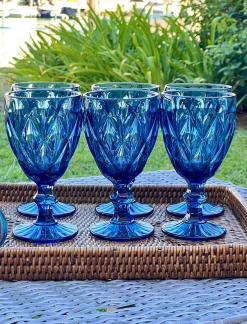 COPAS AGUAMARINAS (SET 6)