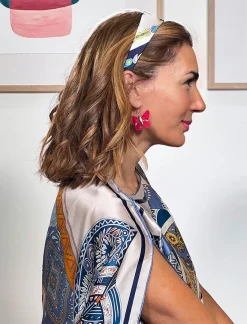Diadema estampada chic