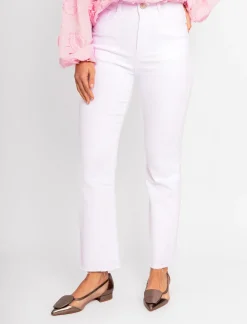 Jeans flare bonito blanco ÚLTIMA XS-M-L