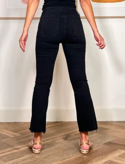 JEANS FLARE NEGRO