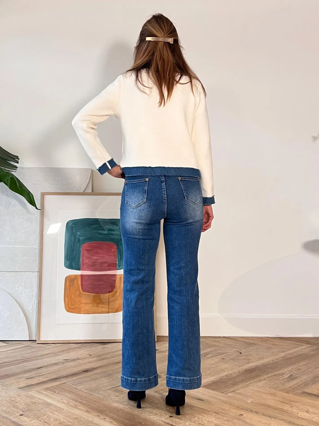 Jeans más bolsillos denim