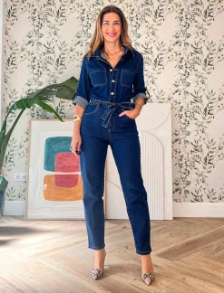Mono denim botones