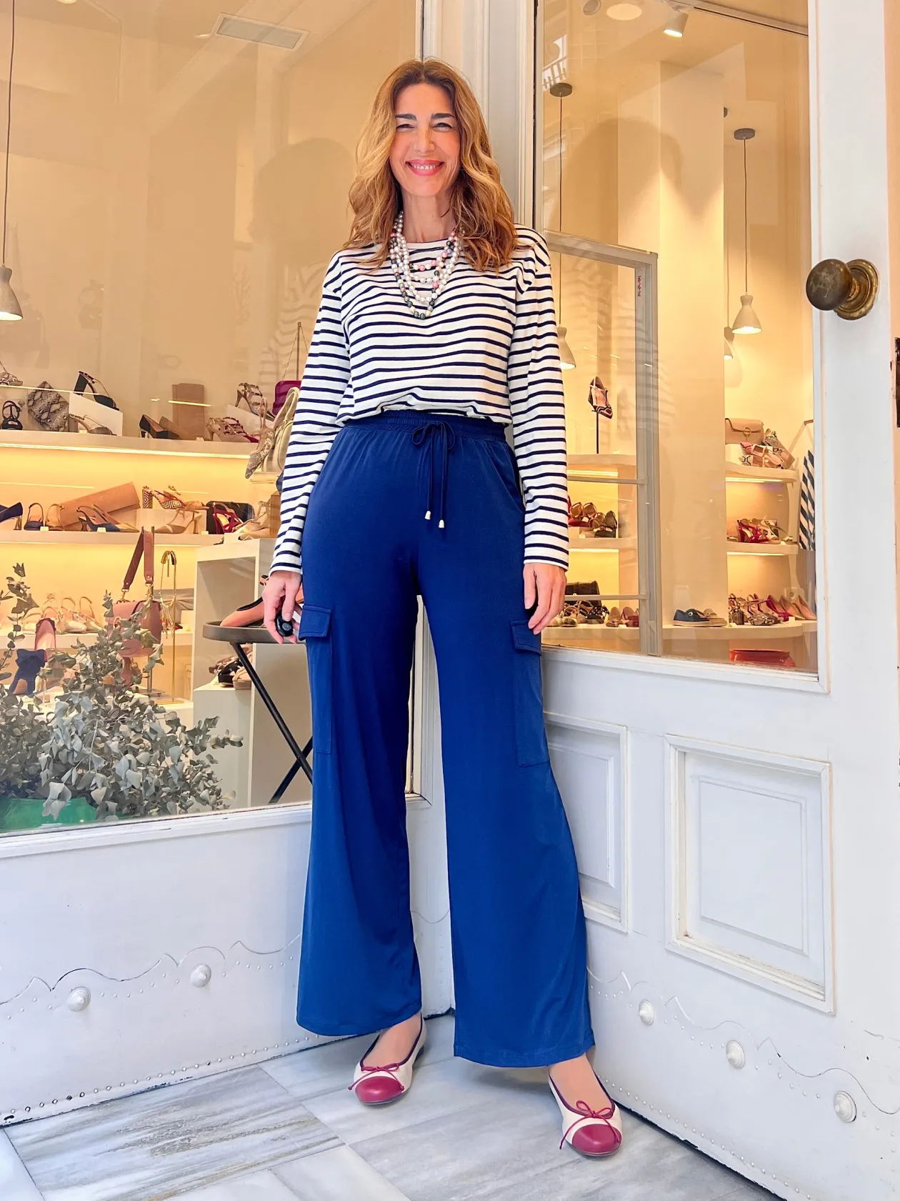 Pantalón cargo perfecto marino navy