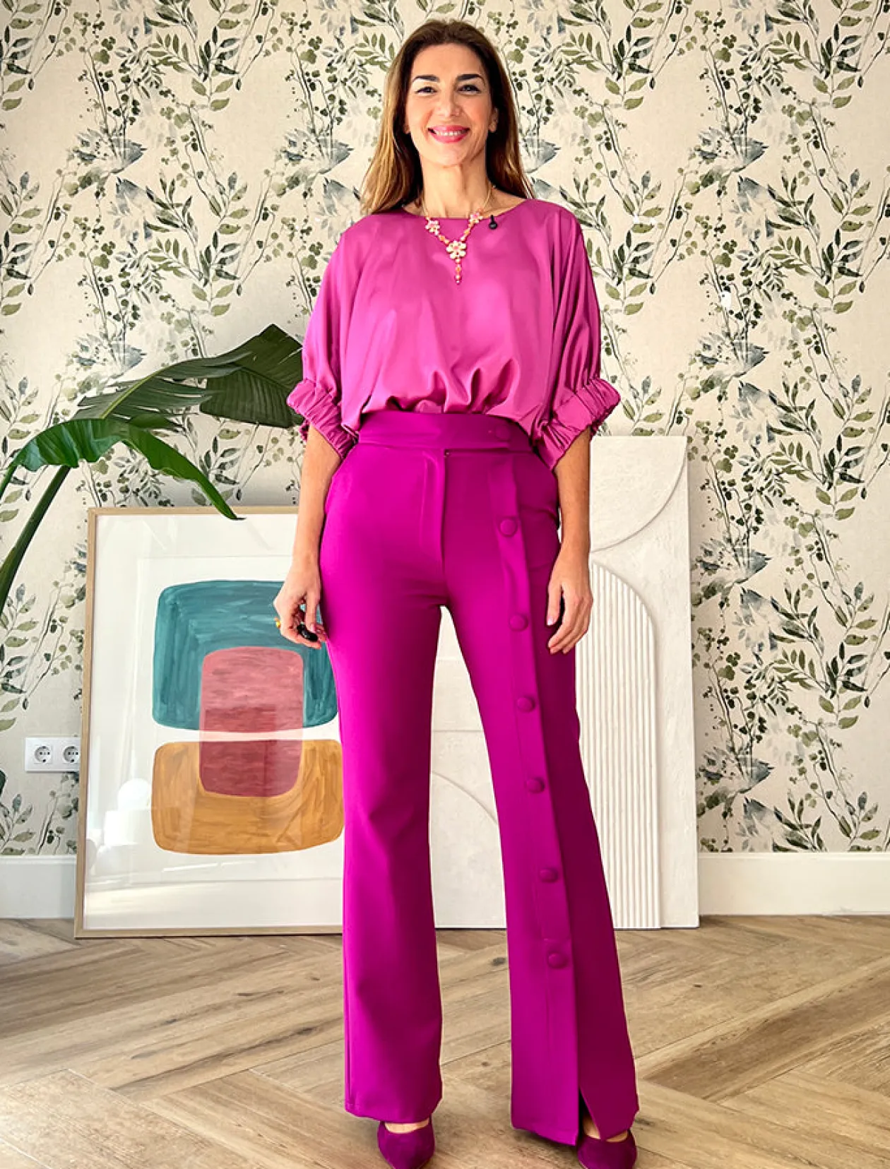 Pantalón más que ideal buganvilla