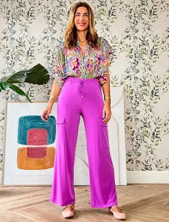 PANTALON CARGO PERFECTO ROSA