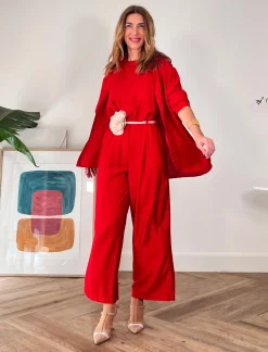 Pantalon Fluido Harper rojo