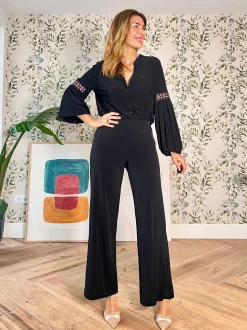Pantalon soft favorecedor negro