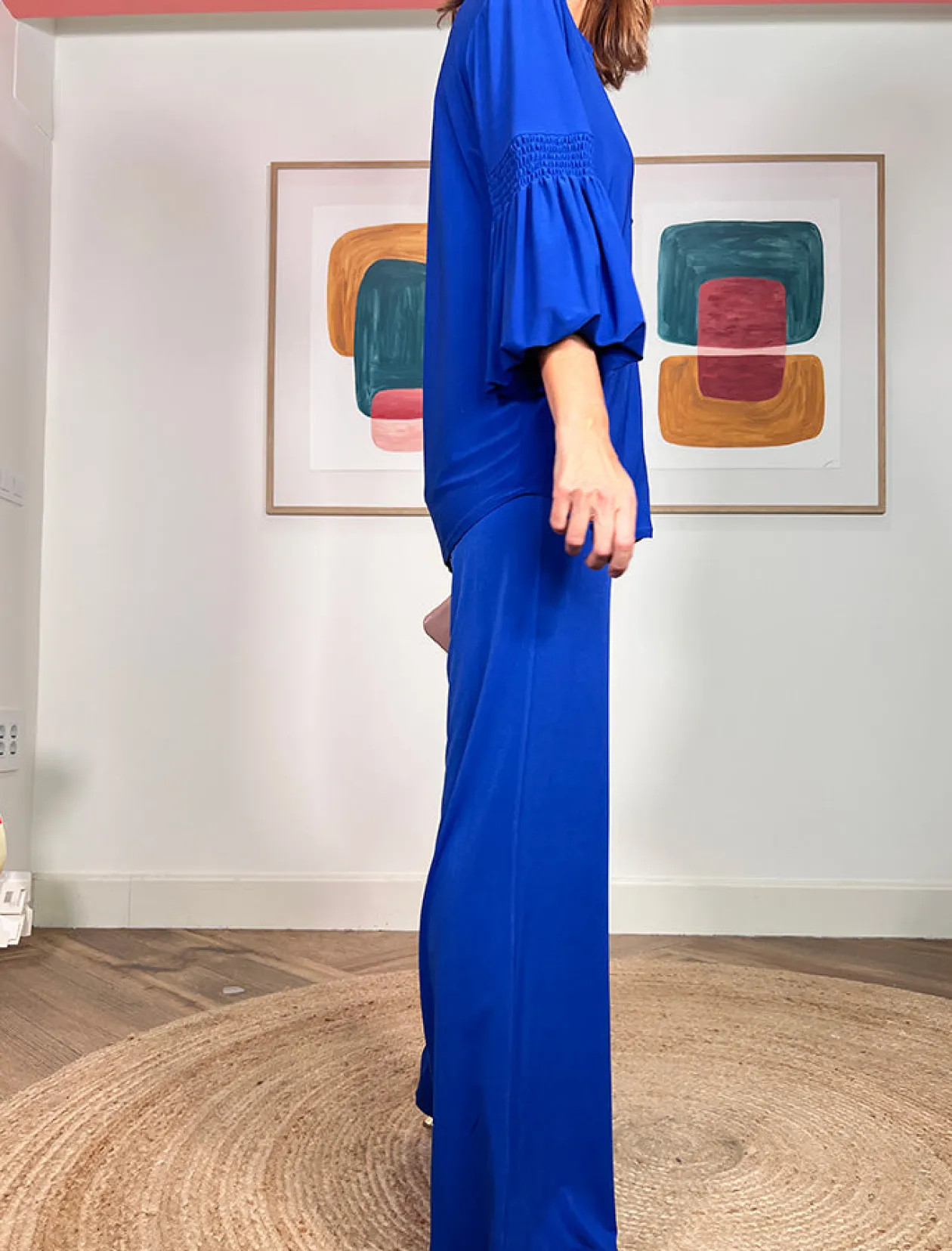 PANTALON SOFT FAVORECEDOR AZUL