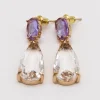 PENDIENTES CRISTAL