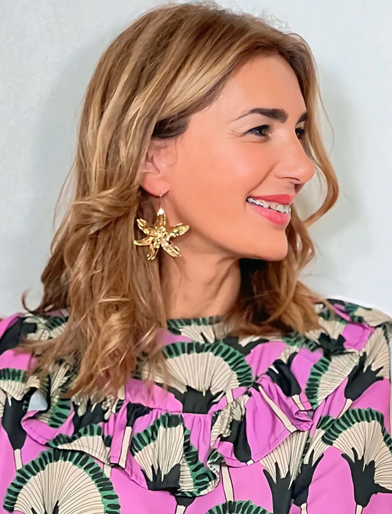 Pendientes en flor