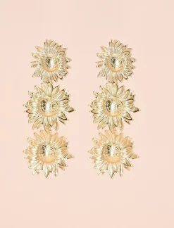 PENDIENTES GIRASOL
