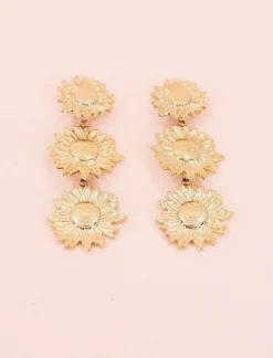 PENDIENTES GIRASOL