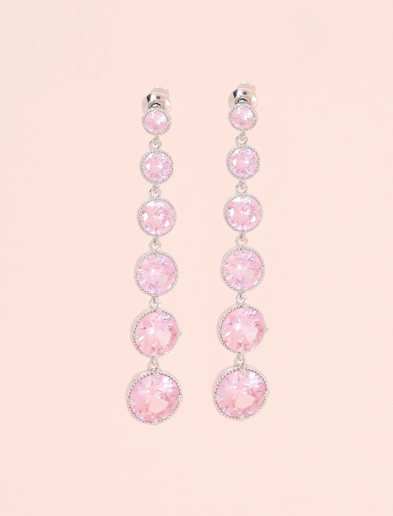 PENDIENTES LUZ ROSADA