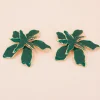 PENDIENTES ORQUIDEA VERDE