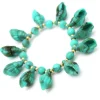Pulsera Caracolas chic turquesa