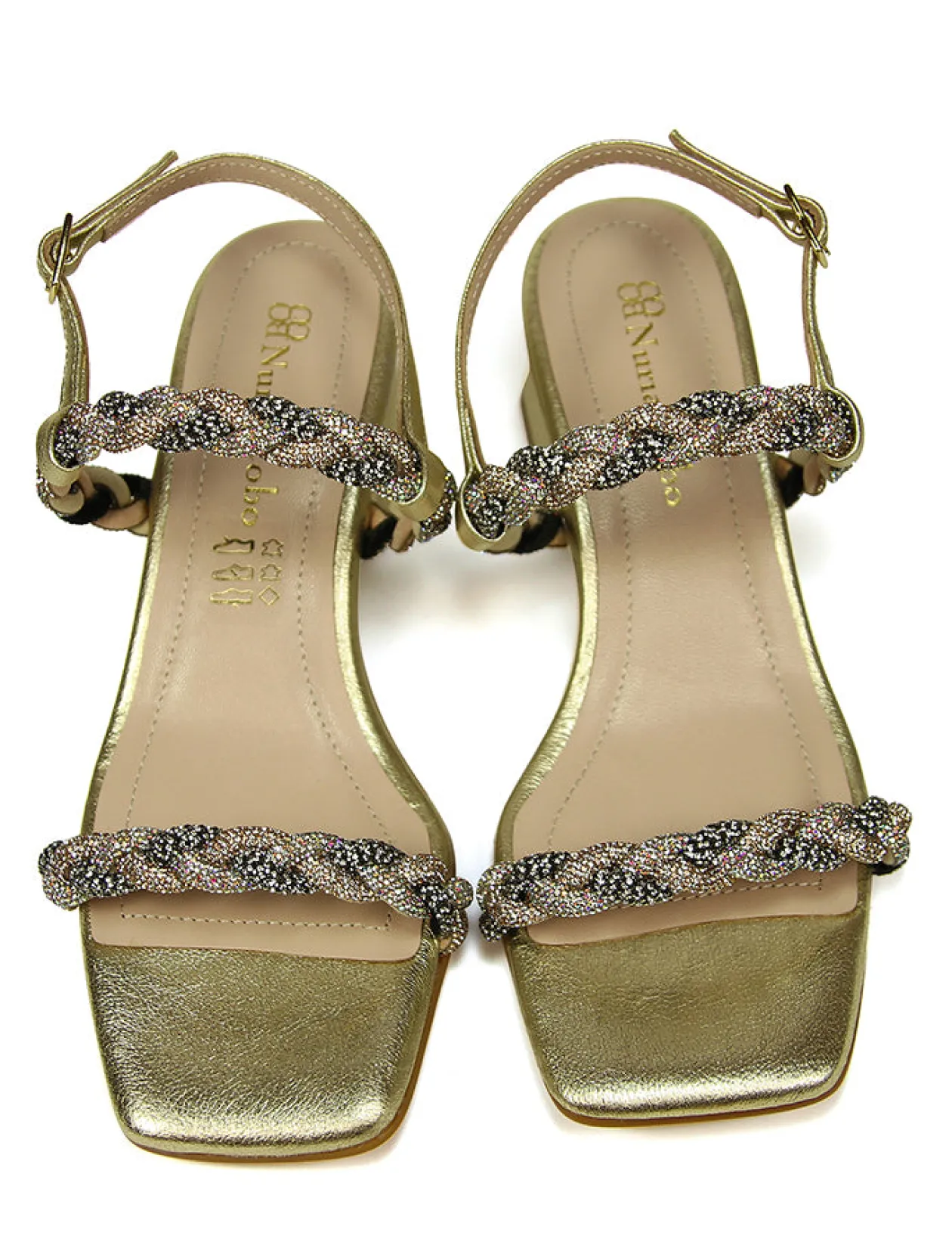 Sandalia Zafiros Oro