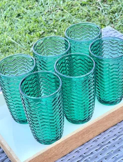 VASOS ESMERALDA (SET 6)