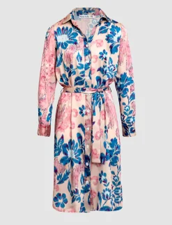 Vestido camisero para todo flor