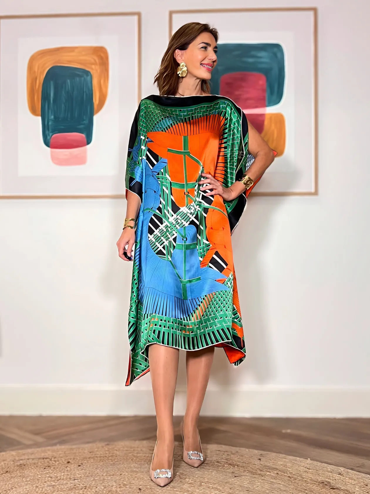 Vestido de seda Elegancia chic