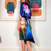 Vestido de seda Loto mágico