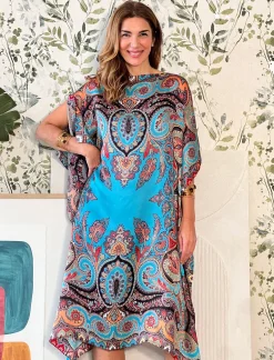 Vestido de seda muy cashemir