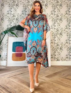 Vestido de seda muy cashemir